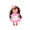 Spain Mia Doll Clothes: 24cm Striped Maid Dress-up Set