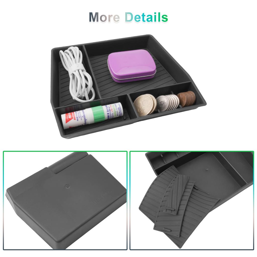RUIYA for Dacia Sandero 3 / Sandero Stepway III / Dacia Jogger Car Central Console Storage Box Auto Dacia Sandero 3 Accessories