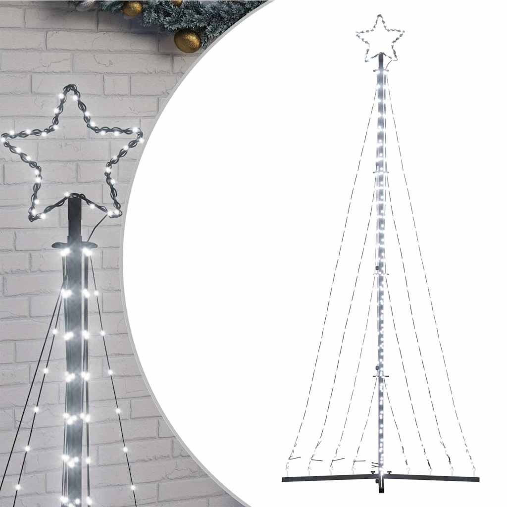 Vidaxl Lampki Choinkowe, 447 Zimnych Białych Led, 250 Cm