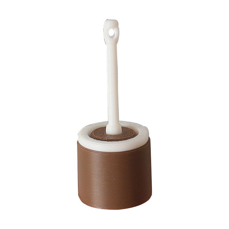 3Pcs Cleaning Tool 1:12 Dollhouse Mini Simulation Long Handle Toilet Brush Model For Toilet Scene Toy Home Decor Accessories
