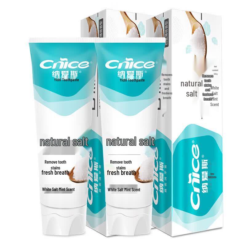 

Nice Natural Salt Whitening Toothpaste 2-Pack
