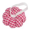 Pin Cushion Pumpkin Shape Cute Cartoon Exquisite Strong Fluffy Needle Collector with Elastic