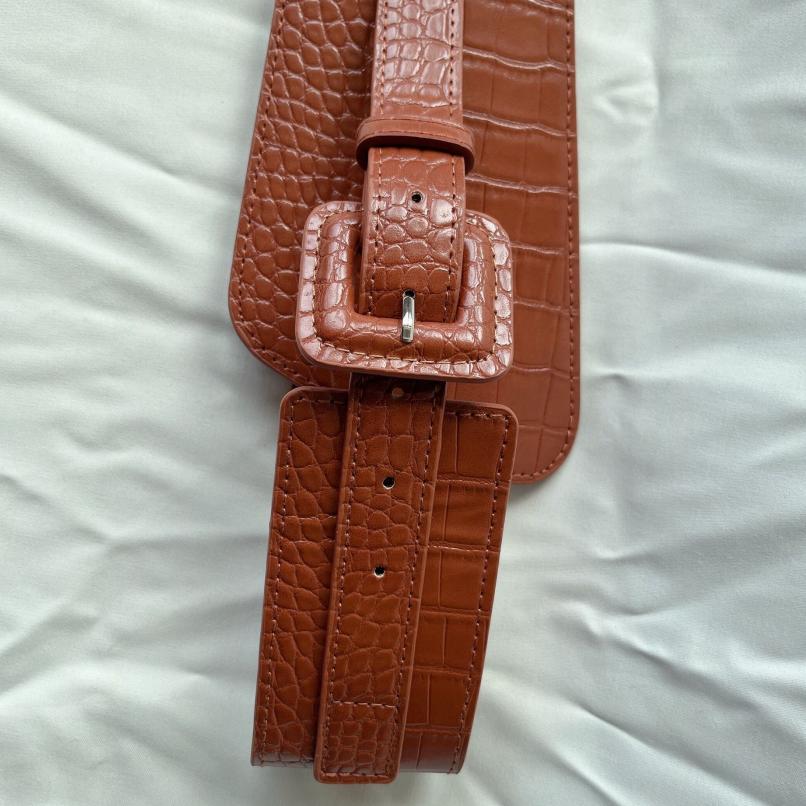 Women's Fashion Temperament Elastic Waist Belt With Coat Skirt Belt Female Outer Wear Abdomen Belt With Suit