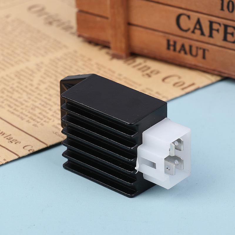 For Gy6 50-125Cc 4Pin 12V Motorcycle Half Wave Ignition Voltage Regulator Rectifier For Scooter Atv Fatbike Dirt Pit Bike