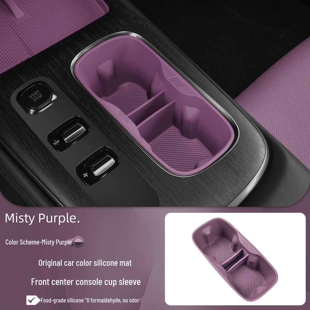 Anti-Slip Shock-Absorbing Cup Holder and Coaster for Xiaomi SU7 Console