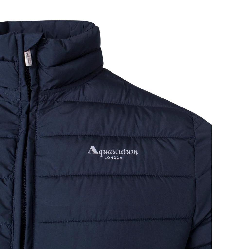 Aquascutum Mens Mock Neck Active Padded Jacket
