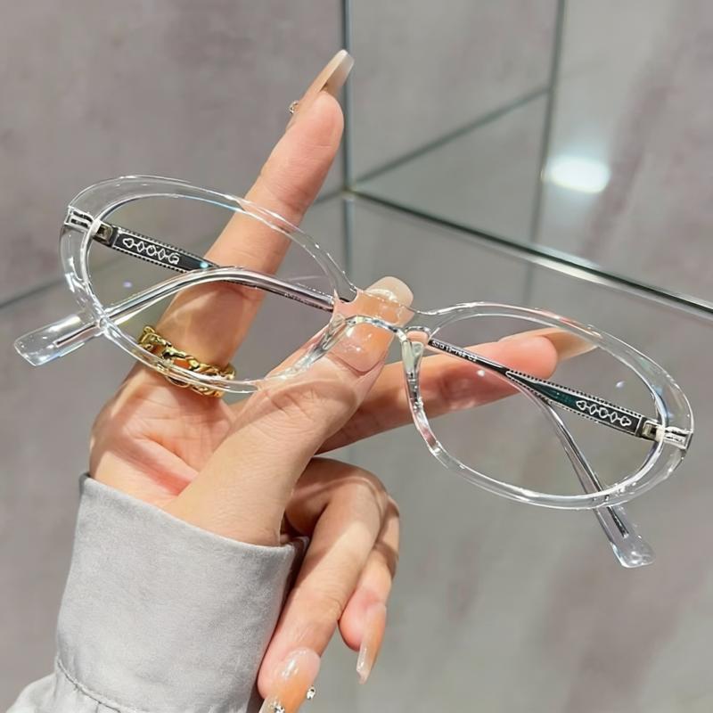 Women Unisex Stylish Oval Frame Far Sight Eyeglasses Fashionable Vintage Reading Glasses for Men Ultralight Presbyopia 0 To +4.0