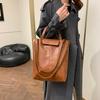 Large-capacity bag women's autumn and winter retro versatile new casual shoulder underarm bag commuter tote bag