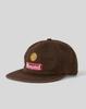 HUMAN N CAT Pound 3 Washed Flat Brim Cap [Brown]