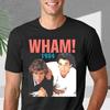 Vintage 1984 WHAM Unisex Black T-shirt S-3XL Q8348