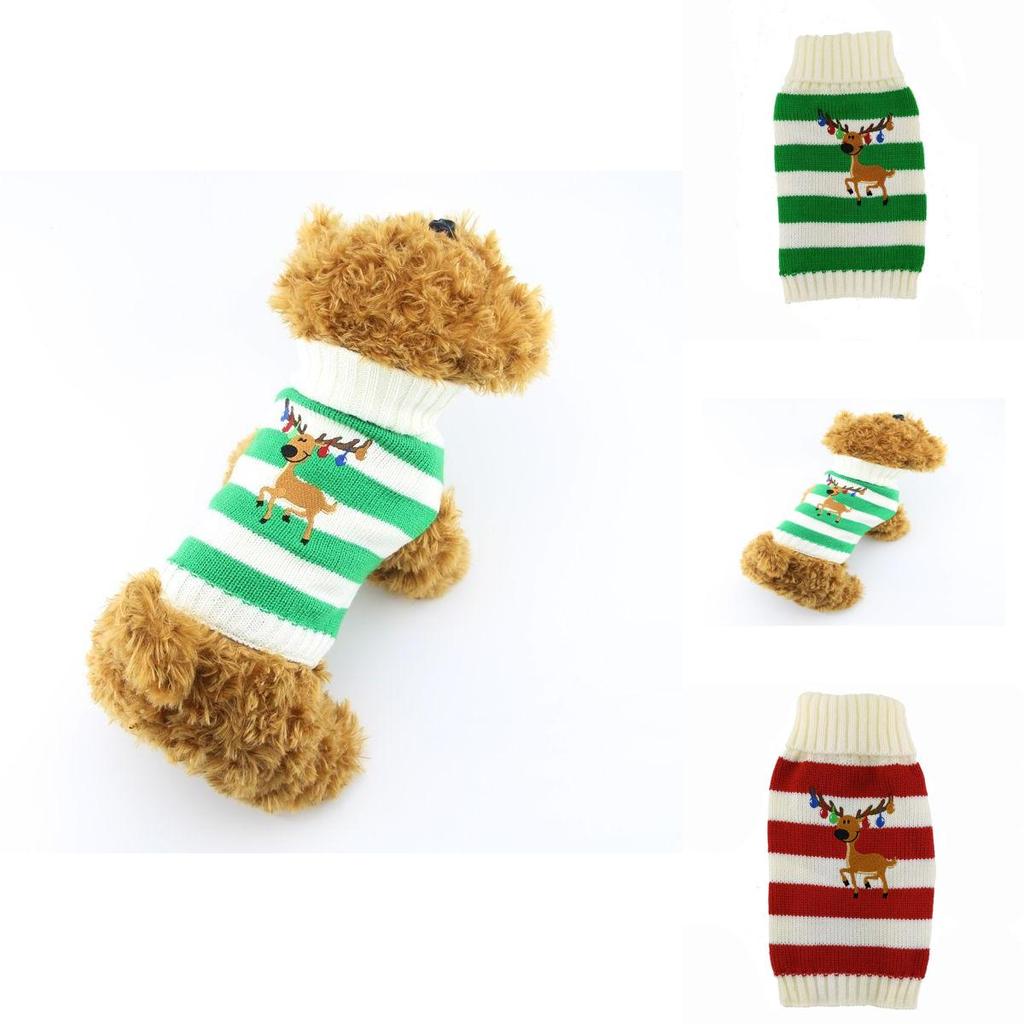 Christmas Dog Sweater With Wool Material For Small Breeds And Holiday Costume Ideas