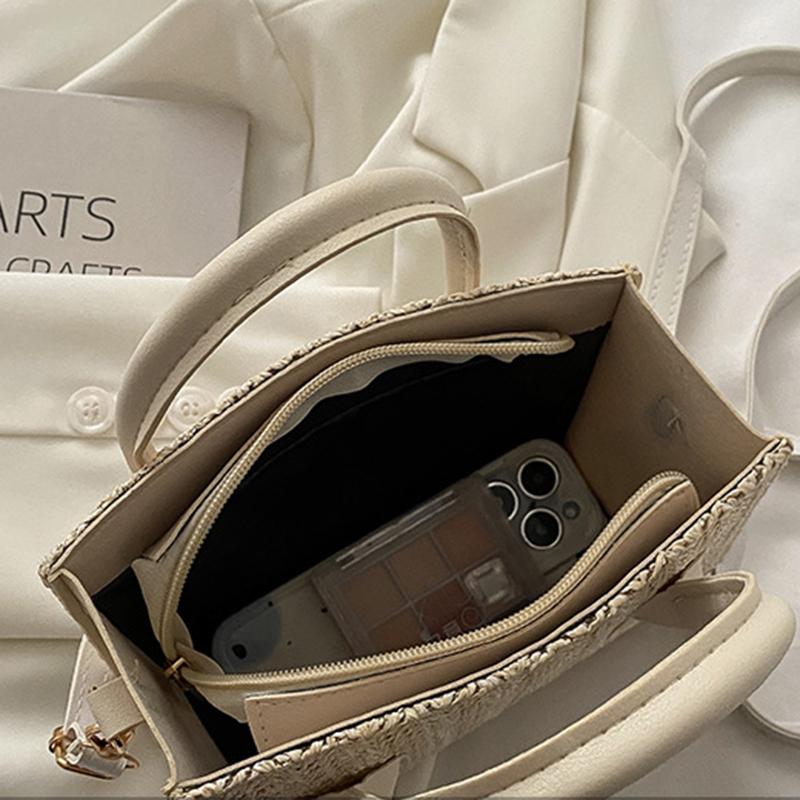 Summer Net Red Grass Woven Bag Crossbody Bag New Japanese Fashion Small Fresh Woven Shoulder Bag