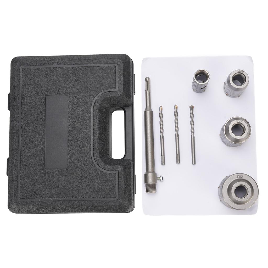 5 Stück Beton Lochsägen Set 30mm 40mm 50mm 65mm Schaft Wand Zement Mauerwerk Stein Ziegel Bohrer Sets