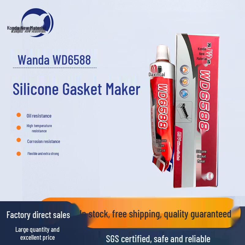 WanDa WD6588 Red Silicone Gasket Maker Sealant