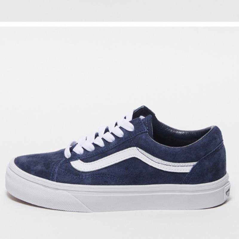 Barnes Old School   Pig Suede Navy Vn000cr5bx91