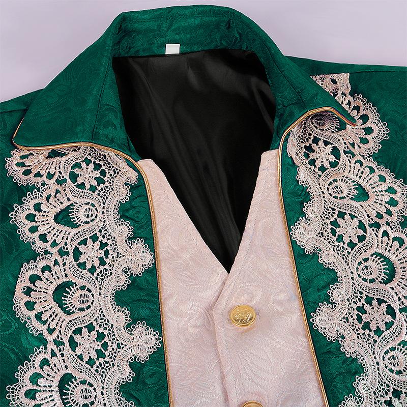Men's Steampunk Gothic Victorian Lace Long Frock Coat (2024 Update)