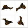 Professional Guitar Pickguard Guitar Protective Cover Guitar Protector Yellow Pattern Guitar Pickguard PVC Texture