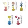 Cute Cartoon Acrylic Memo Clip Decoration Flower Shape Photo Display Stand Korean Style Multi-purpose Cartoon Note Holder