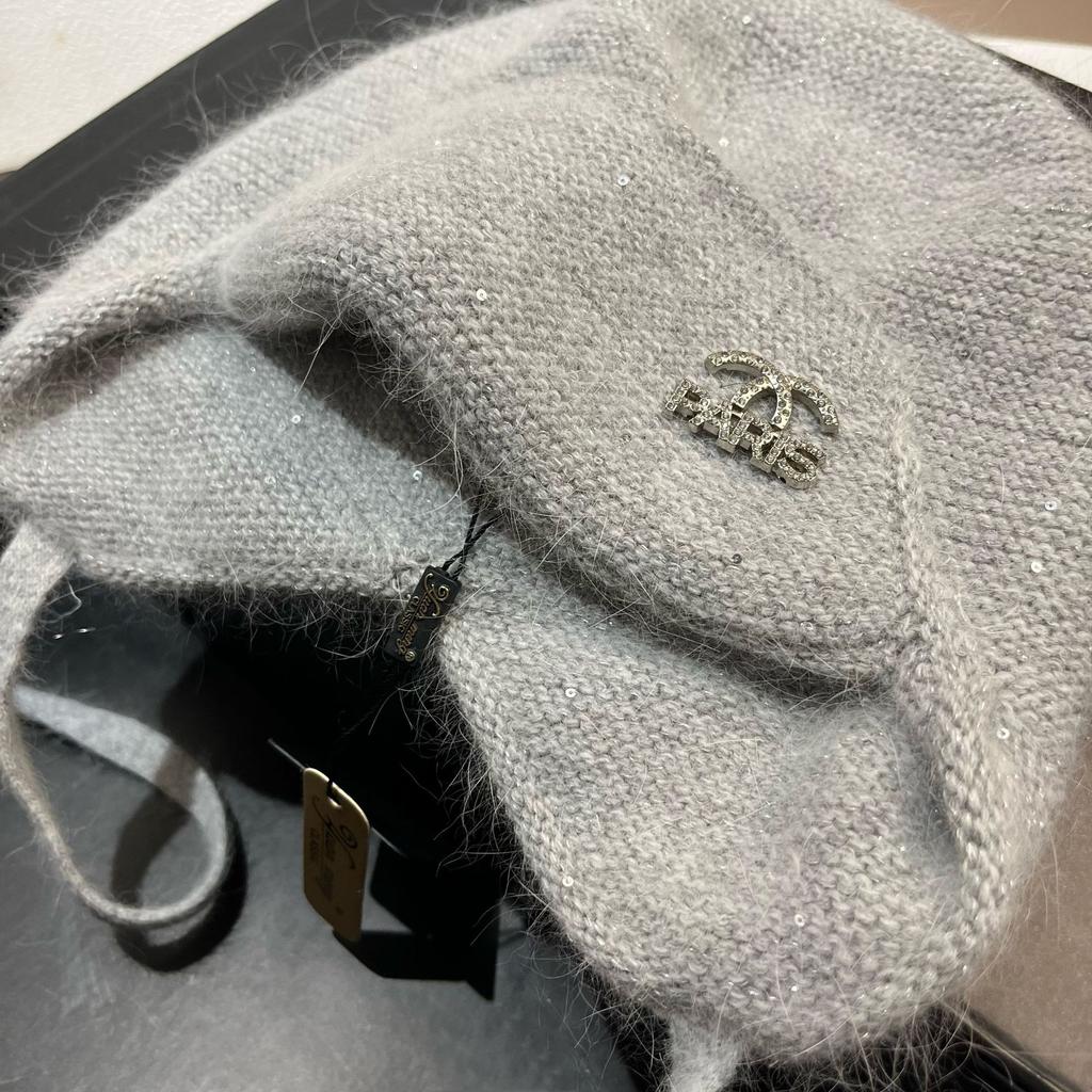 Xiaoxiangfeng Double-Layer Rabbit Fur Ear Protection Hat Winter North Cold Warm Bag Head Knitted Hat Russian Hat