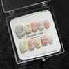 Cartoon Girl Nail Art Stickers A662: Removable & Wearable