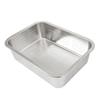 Heavy-Duty Food-Grade Stainless Steel Rectangular Perforated Drain Tray