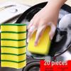 Extra Thick Double-Sided Scouring Pad: Large Sponge for Washing Pots and Dishes, Kitchen Magic Eraser