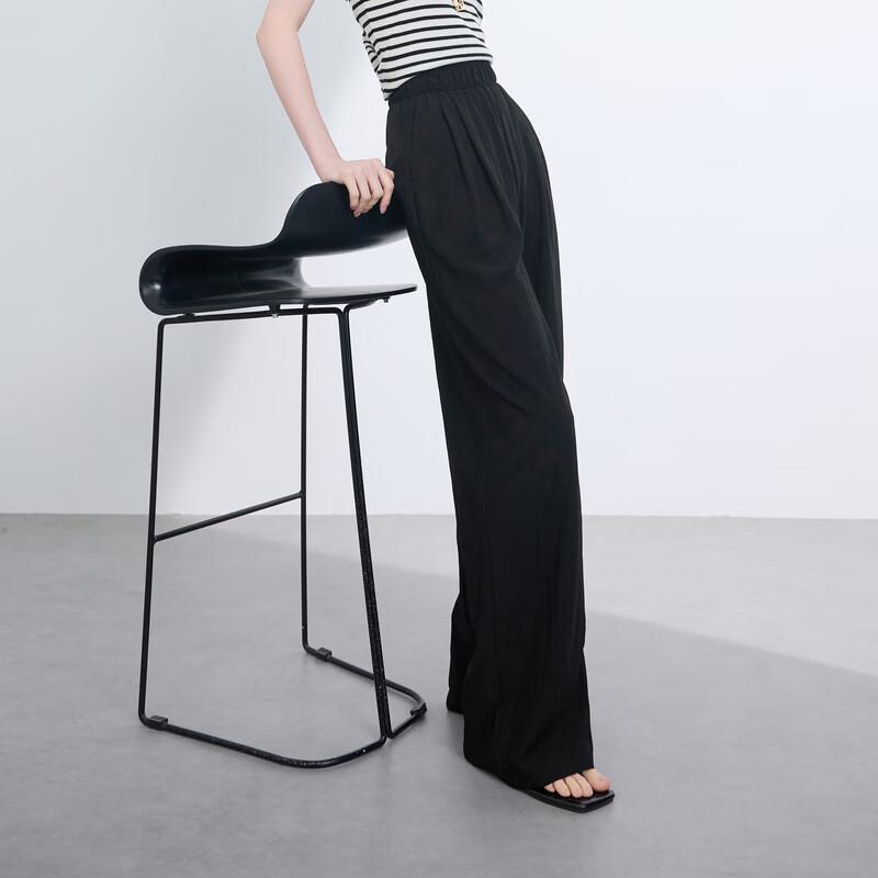 SanCai Women's High-Waist Wide-Leg Cooling Pants