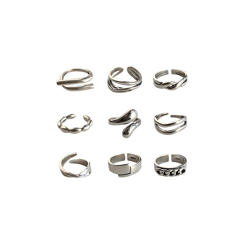 Korean Style 925 Silver Minimalist Ring for Women – Trendy, Chic, and Unique