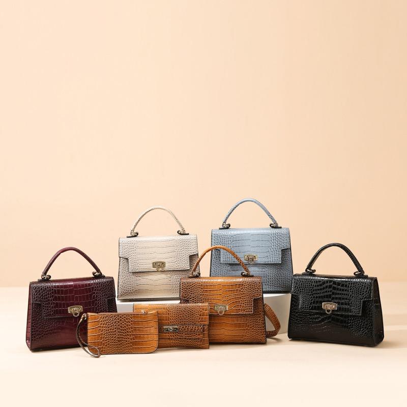 Women's bag new retro mother and child bag shoulder messenger bag women's handbag multi-piece set