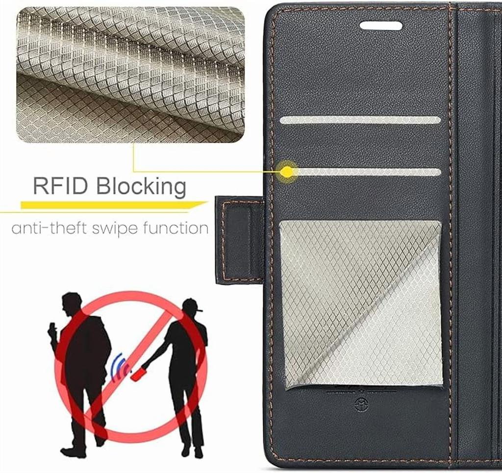 For Samsung Galaxy S21  Plus 5G Wallet Case with [RFID Blocking] Card Holder Magnetic Kickstand,Leather Flip Protective Case Wallet