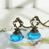 2PCS Bronze Crystal Pendant Home Decoration Car Trim Ceiling Fan Chain Extender Crystal Prism Drop Lamp Pendants