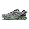 Li Ning Fuyiao 2.0 Classic Retro Double Cushioning Stable Support Non-Slip Wear-Resistant Running Shoes Men Sneaker Gray Black ARXU001-3