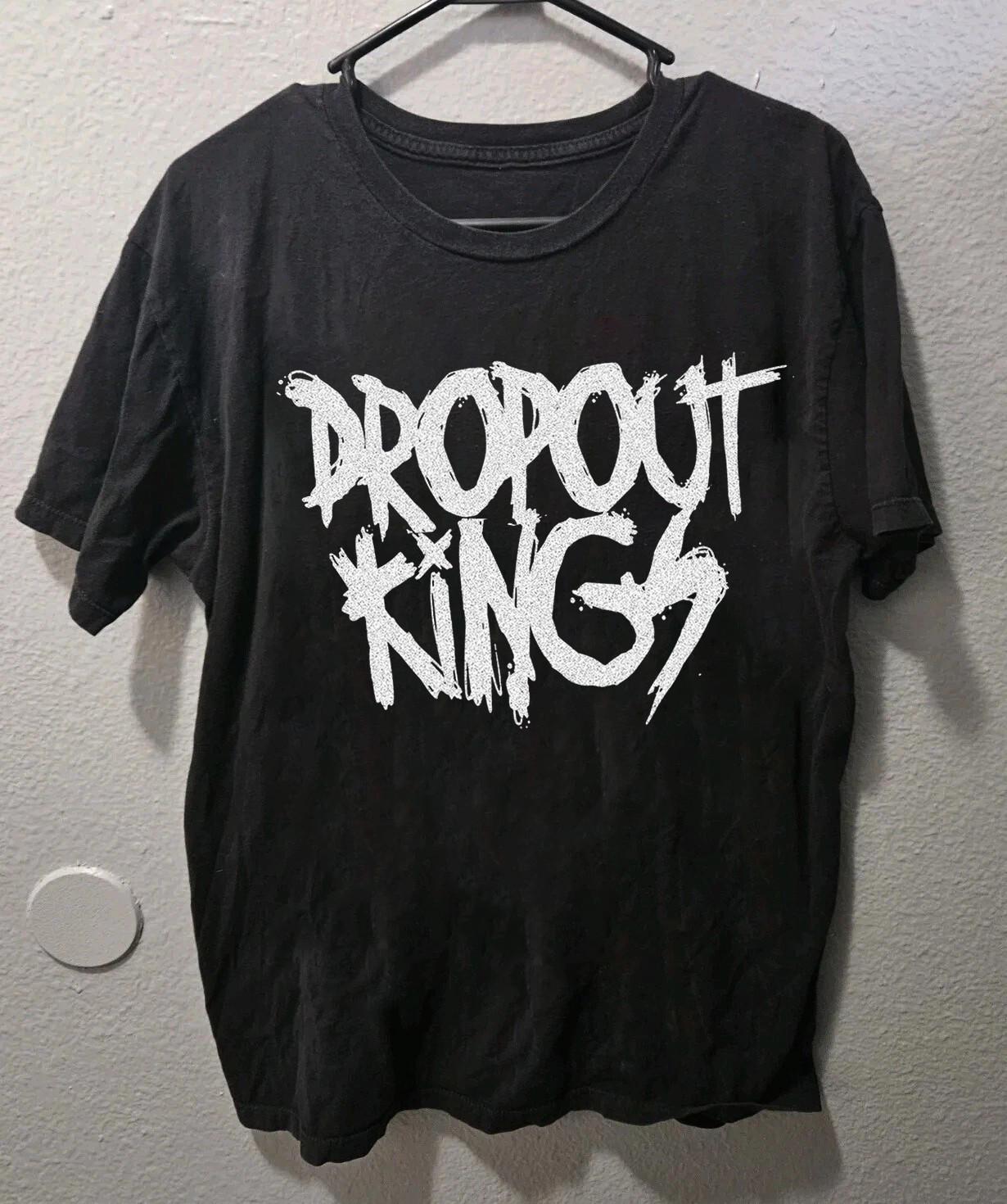 VTG Dropout Kings Band Logo Music Black Colour S to 5XL Shirt SN870 XXXXL