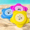 Flexible Squeeze Throwing Flying Disc Outdoor Water Toy For Family Fun Safe Silicone Material Kids Beach Activity