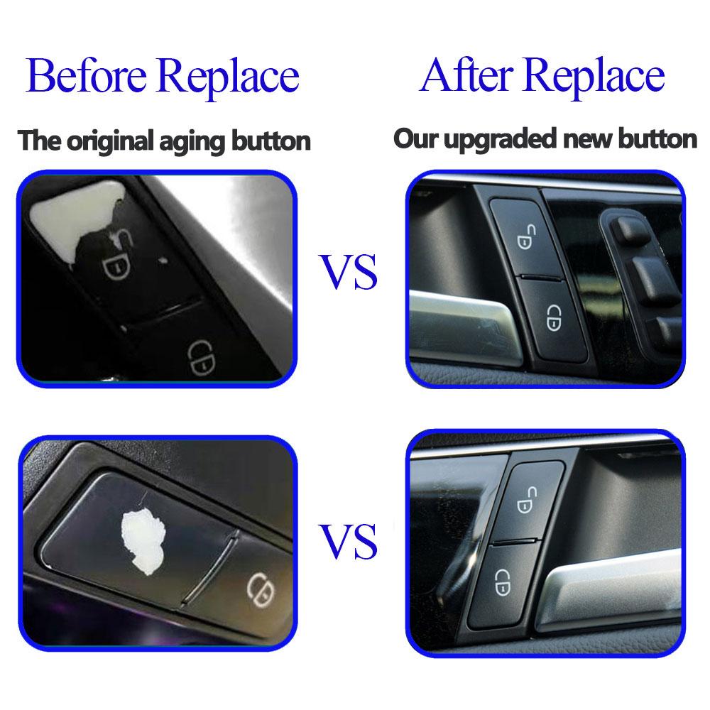 Car Left Right Door Lock Switch Button Replacement For Benz A B C E GLK Class W204 W212 X204 ML GL GLE GLS W166 W463 W156