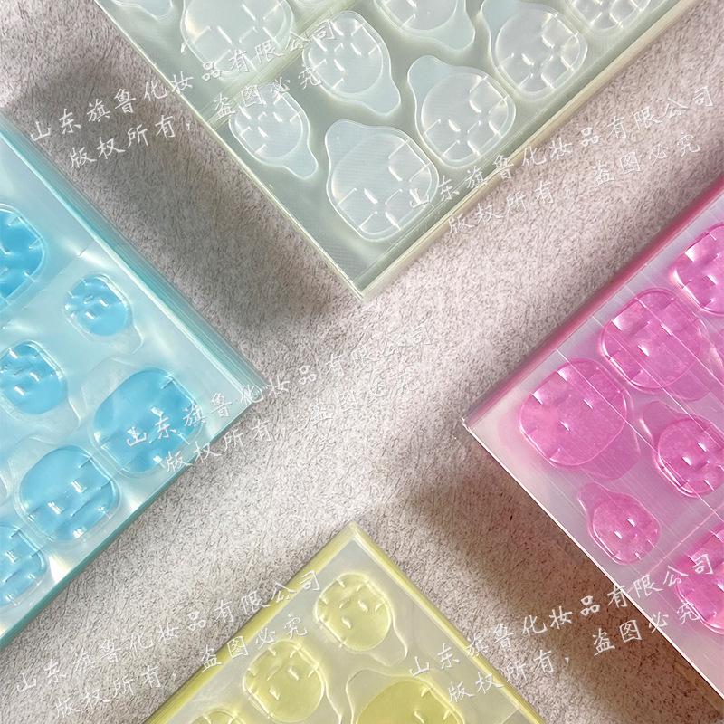 Ultradünne Hochgeschwindigkeits-Abziehbare Gel-Nagelsticker - Starke Doppelseitige Tragbare Nagelspitzen-Patches