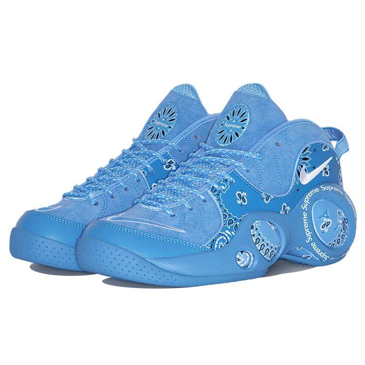 Supreme X Nike Air Zoom Flight 95 SP University Blue Men Sneakers White DJ8604-400