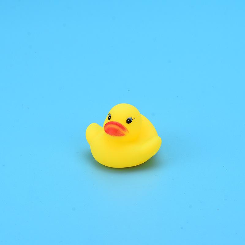 Children s Squeeze Sound Toy: Cute Yellow Duck for Baby Bath Play
