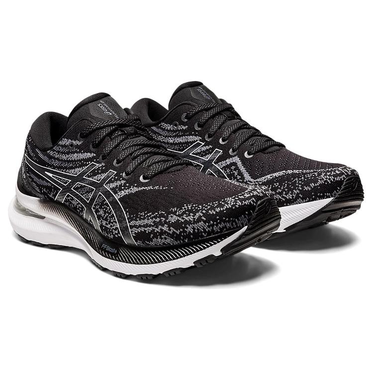New Asics Gel Kayano 29 D Wide 'Black White' Women's 1012B297-002