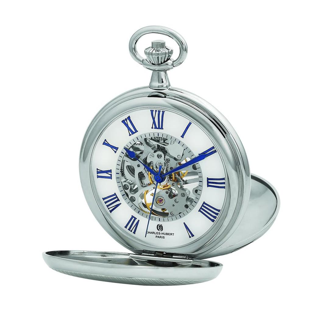 Charles-Hubert Paris DWA045 Men's Mechanical Hand-Wound Pocket Watch