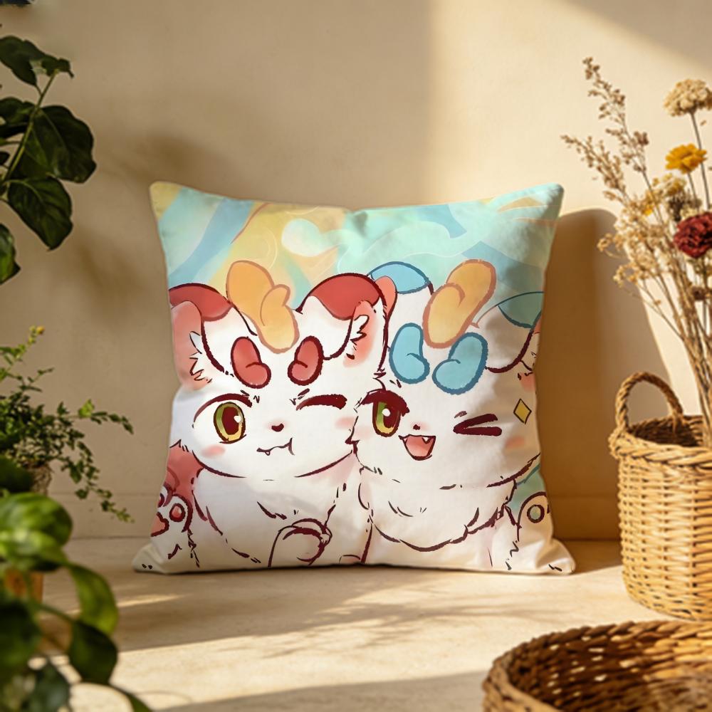 Popular Ffabulous Beastsing Cushion Cover Versatile DoubleSided Pillow Case Fit for Sofa Bed Car  Daily Decor