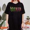 Wicked: For Good Pink To Green Logo T-Shirt Mens Womens Tees Top, Wizard Movie Fan Shirt