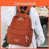 Practical Nylon College Backpack For Girls And Boys With Compact Design And Soft Straps