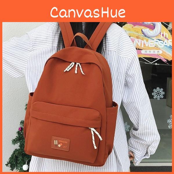 Practical Nylon College Backpack For Girls And Boys With Compact Design And Soft Straps