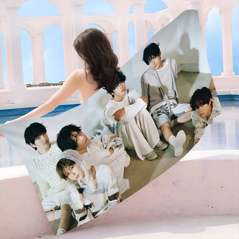 Boy Band N-Nct Wish Singer Microfiber Beach Towel Absorbent Quick Dry Soft Yoga Swimming Resort Mountain Climbing Towel