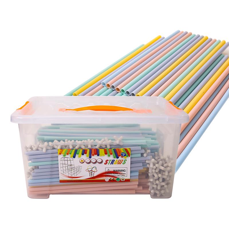 4D Space Straw Building Blocks: Educational Toy for Kids and Parents
