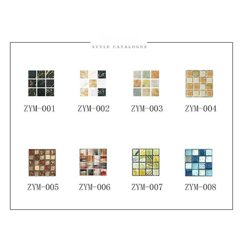 20 sztuk 10X10cm DIY mozaika naklejki ścienne imitacja cegły dekoracja sypialni wodoodporna samoprzylepna tapeta z płytkami kuchnia dekoracja szafki