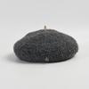 Beret Female Autumn And Winter Show Small Temperament Literary And Retro Circle Lamb Plush Big Head Circumference Versatile Painter Hat