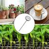 Compost Soil Tester Meter 127mm Measuring Probe Stainless Steel Thermometer Temperature Monitor for Garden Lawn Plant Pot Tools
