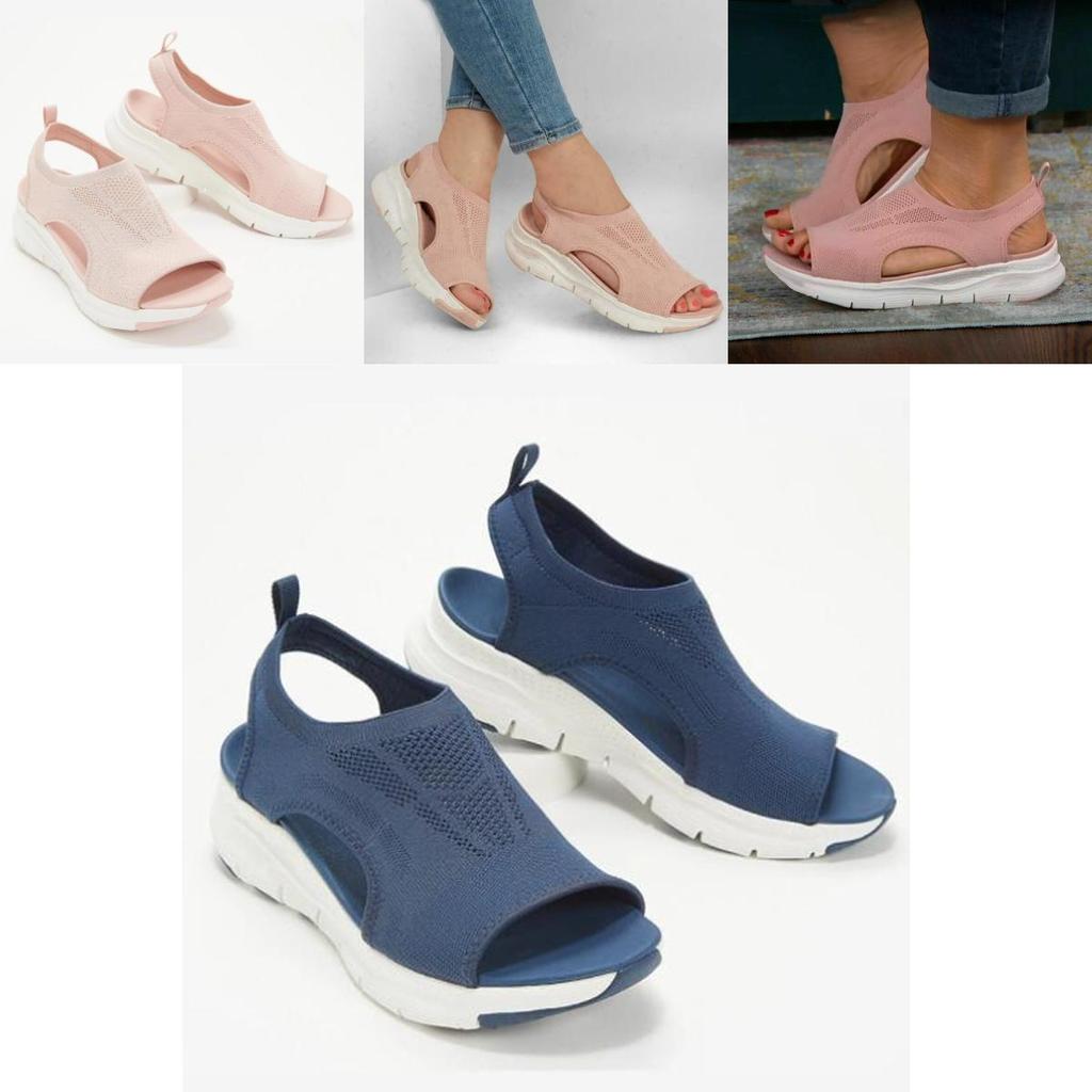 Bequeme Fischmaul-Sandalen für den Sommerurlaub mit weicher und dicker Sohle